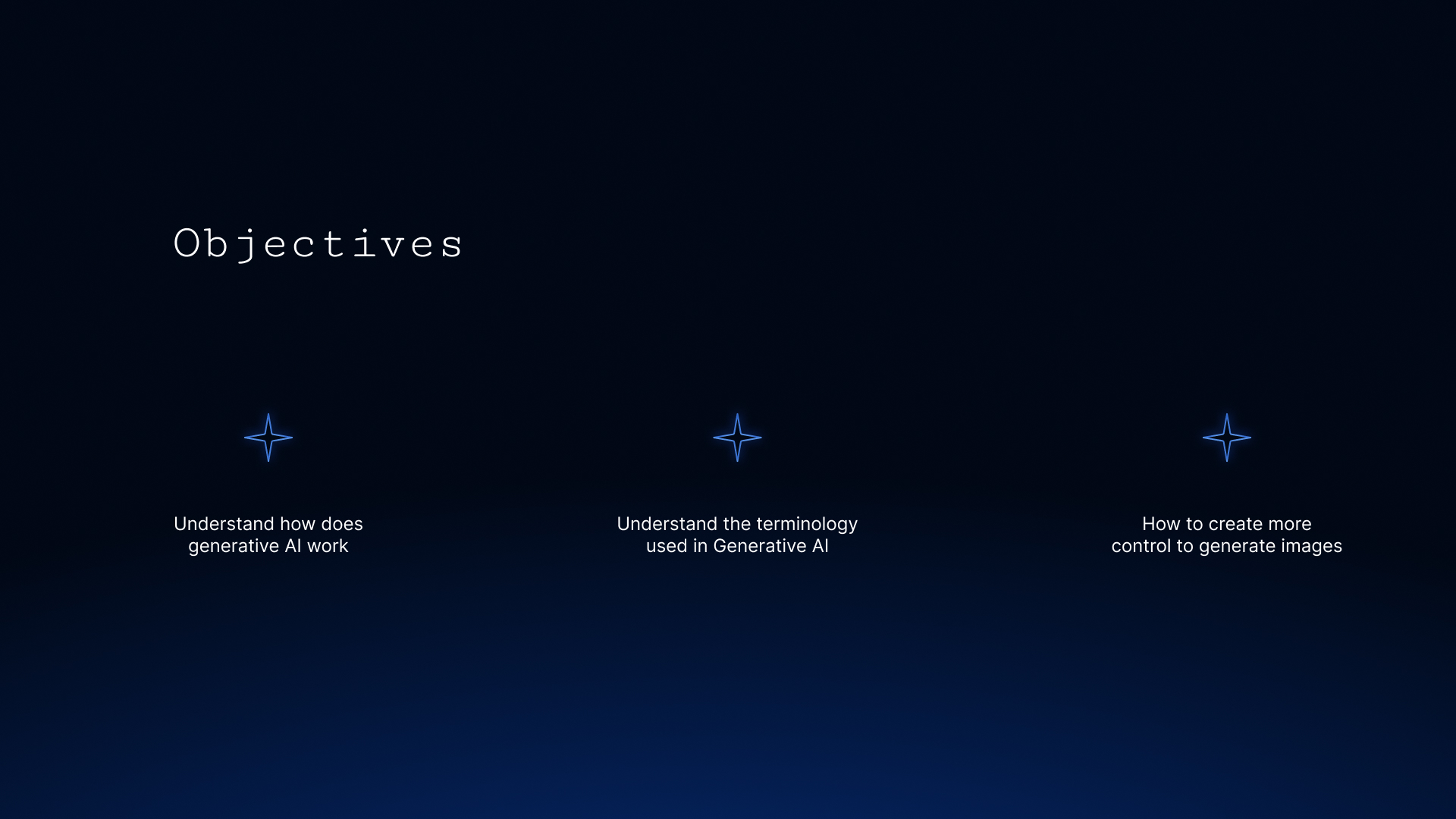 Exploration Objectives Visualization