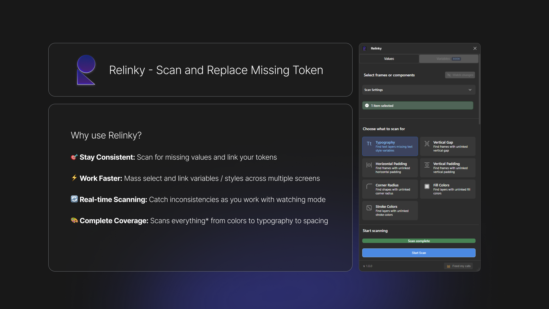 Relinky's Features
